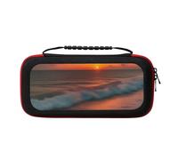 Sunset at The Beach Switch Protective Hard Shell Portable Travel Case Pouch for Switch 2 with Large Capacity Storage for Console & Accessories