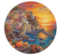 Sunset at The Harbor 1000 Piece Jigsaw Puzzle For Adults Family Challenge Toys Stress Relief Puzzle Cultivate The Spirit of Teamwork for Men, Women, Elders, Seniors 1000pcs (67.5x67.5cm)