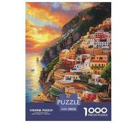 Sunset at The Harbor 1000 Piece Jigsaw Puzzles for Adults Challenge High Difficulty Home Decoration Creativity & Gift Giving 38x26cm/1000pcs
