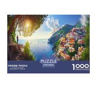 Sunset at The Harbor 1000 Piece Jigsaw Puzzles Handwork Puzzle Educational Challenge for Challenging Family Activity Games Colorful for Home Decor Gifts 38x26cm/1000pcs