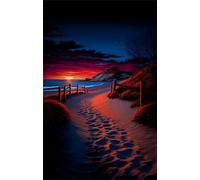 Sunset Beach 120 Piece Jigsaw Puzzles for Adults Colourful Fun Challenging & Brainteasing Educational Learning Gift Present for Children Boys Girls 120 Piece Puzzle for Adults