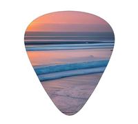Sunset Beach Guitar Picks Set-Premium Abs Material,Various Thicknesses-Enhance Your Playing Experience
