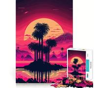 Sunset Beach Landscapes 1000 Piece Jigsaws for Adults Puzzle Mental Logic Toy Stress Free Firm Cut Amazing Present 50x75cm