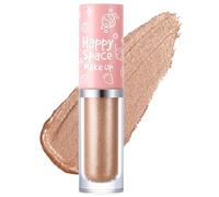 Sunset Beach Liquid Eyeshadow with Smooth Metallic Rose-Gold Glitter - Multi-Purpose Shimmer Formula for Eyes Lips Cheeks, Long-Lasting Waterproof Smudge-Proof Creamy Texture, Easy Precision