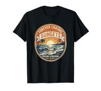 Sunset Beach Surfer Vacation Beach Vibe Chasing Sunsets T-Shirt