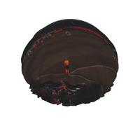 Sunset Beautiful Soccer Field Shower Cap For Women'S - Reusable Waterproof Shower Hair Cap For Bathing, Skin Care, And Home