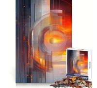 Sunset beyond The Stars 1000 Piece Jigsaw Puzzle for Teenagers Mind Game Toy Stress Release Neat Cut Artistic Gift 50x75cm
