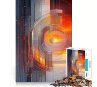 Sunset beyond The Stars 1000 Piece Jigsaw Puzzle for Teenagers Mind Game Toy Stress Release Neat Cut Artistic Gift 50x75cm