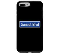 Sunset Blvd Los Angeles Sign Hollywood Echo Park Lake Stars Case for iPhone 7 Plus/8 Plus