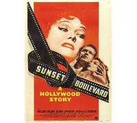 Sunset Boulevard A Hollywood Story Poster/Print/Picture Satin Photo Paper - A4-210mm x 297mm