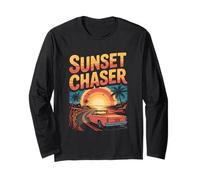 Sunset Chaser Vacation Vibes Graphic Road Trip Long Sleeve T-Shirt