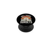 Sunset Chasers Golden Hour Photography Scenic Sunset Views PopSockets Adhesive PopGrip