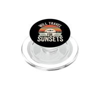 Sunset Chasers Golden Hour Photography Scenic Sunset Views PopSockets PopGrip for MagSafe
