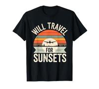 Sunset Chasers Golden Hour Photography Scenic Sunset Views T-Shirt