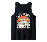 Sunset Chasers Golden Hour Photography Scenic Sunset Views Tank Top
