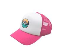 Sunset Collection, PupLid Trucker Hats for Humans Stylish Sun Protection Human Hat to Match and Twin with Your Dog (Pink All-Terrain)