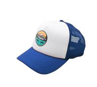 Sunset Collection, PupLid Trucker Hats for Humans Stylish Sun Protection Human Hat to Match and Twin with Your Dog (Blue All-Terrain)