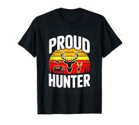 Sunset Deer Camp Proud Hunter Hunting Season T-Shirt