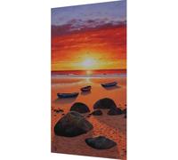 Sunset Diamond Art Kits Adults, Diamond Painting Sea Crystal Art Kits for Adults Beginners DIY 5D Square Rhinestone Gem Dots Embroidery Paintings Pictures Crafts, Home Wall Decor Gifts 30x60cm r21-zy7