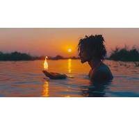 Sunset Diamond Art Man Diamond Painting Kits for Adults Beginner 5D DIY Full Round Drill Cross Stitch Kits for Adults Arts and Crafts for Bedroom Decor, Home Decor, Gifts 50 * 100cm -bby2603HE