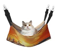 Sunset Dome Rock Printed Pet Hammock - Sleeping Hammock For Cats, Rabbits, Ferrets, Puppies, Small Animals