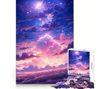 Sunset Dreamscape 1000 Piece Jigsaw Puzzles for Adults Memory Boost Family Joy Pattern Assembly Santa Wish Pick 38x26cm