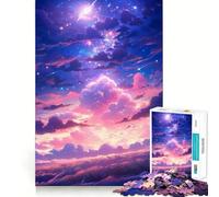 Sunset Dreamscape 1000 Piece Jigsaw Puzzles for Adults Memory Boost Family Joy Pattern Assembly Santa Wish Pick 38x26cm