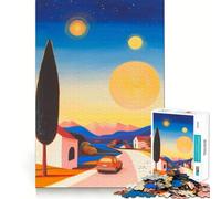Sunset Drive 1000 Piece Jigsaw Puzzles for Adults Sharp Logic Toy Home Leisure Tight Cut Heartfelt Gift 38x26cm