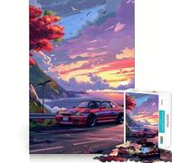 Sunset Drive 1000 Pieces Jigsaws Adults Puzzles Gifts Reason Skill Toy Stress Release Exact Cut Santa Wish List 38x26cm