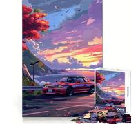 Sunset Drive Jigsaw 1000 Pieces for Teenagers Logic Boost Toy Calming Play Premium Edge Art Collectible 50x75cm