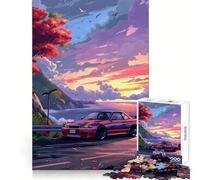Sunset Drive Puzzles for Adults 1000 Pieces Strengthen Memory Stress Relief Smooth Edge Heartfelt Gift 38x52cm