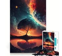 Sunset Fantasy 1000 Piece Jigsaw Puzzles for Teenagers Smart Game Bonding Time Image Assembly Fine Art Piece 38x26cm