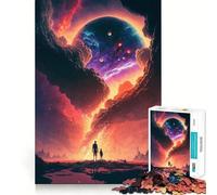 Sunset Fantasy Jigsaw for Teenagers 1000 Pieces Logic Play Indoor Fun Accurate Edge Art Collection Piece 50x75cm