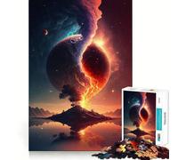 Sunset Fantasy Jigsaw Puzzle for Adults 1000 Pieces Mind Exercise Toy Together Fun Precision Cut Unique Gift 50x75cm