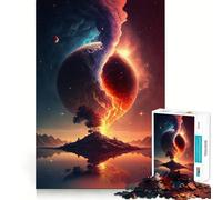 Sunset Fantasy Jigsaw Puzzles for Adults1000 Piece Sharp Logic Toy Together Fun Tight Cut Memorable Gift 38x26cm