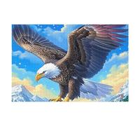Sunset Flying Bald Eagle 1000 Piece Jigsaw Puzzle for Adults Wildlife Vacation Souvenir Memory Keepsake No Dust Pieces Great Gift for Travelers 1000 PCS