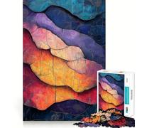 Sunset Fragments 1000 Pieces Jigsaw Puzzles for Adults Think Smart Toy Quiet Fun Accurate Cut 38x52cm