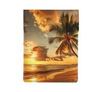 Sunset Hawaiian Palm Tree Printed Laptop Sleeve Bag 13-Inch - Leather Laptop Sleeve Case Shockproof Protective Computer Cover Bag