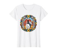 Sunset Horseback Riding Flowers T-Shirt