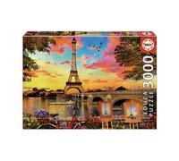 Educa Puesta De Sol En París Wooden Puzzle 3000 Pieces Multicolor Kids