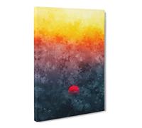 Sunset In Portugal Canvas Print | Gallery Wrapped 30mm Frame Wall Art | 24x16 inches | Ready to Hang | Modern Landscape Picture | Living Room Bedroom Lounge Office
