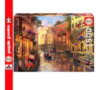 Educa Borrás 17124 Sunset in Venice 1500 Piece Puzzle