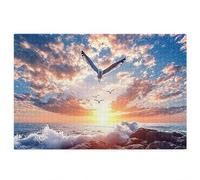 Sunset Jigsaw Puzzles for Adults 3000, 3000 piece Jigsaw Puzzles for Adults, Challenging Wooden Jigsaws Puzzle for The Whole for Women, Puzzle for Home Wall Decor, Gifts for Women, Theme: Ocean H-44
