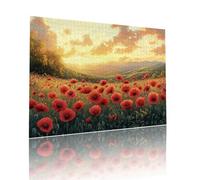 Sunset Jigsaw Puzzles for Adults Difficult 80 pieces Flower Adult Kids Toddler Puzzle Age 4-6 Mini 5-8 Year Olds Jigsaws Learning Educational Challenge Toys, Home Decoration and Gifts 15x20cm t-581