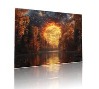 Sunset Jigsaw Puzzles for Adults Difficult 80 pieces Landscape Adult Kids Toddler Puzzle Age 4-6 Mini 5-8 Year Olds Jigsaws Learning Educational Challenge Toys, Home Decoration and Gifts 15x20cm t-537