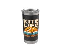Sunset Kite Life High Flying Retro Vintage Stainless Steel Insulated Tumbler