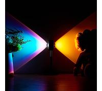 Sunset Lamp, 2 Colors in 1 Projector Rainbow and Sunset Light 180 Degree Rotation Projection Led Night Light for Photography, Selfie, Tiktok, Living Room, Bedroom and Home Decor