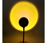Sunset Lamp Projector,180 Degree Rotation Sunset Projection Led Light,USB Sunset Glow Romantic Visual Decorative Night Lights for Photography Video Vlog Backgroung Bedroom Home Party (5 Types)(2)