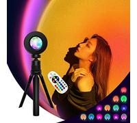 Sunset Lamp Projector Light, Romantic Modern Sunrise Projection Lamp, USB Night Lighting for Atmosphere Sleep Living Room Kids Adults Gift Photography (Sunset)