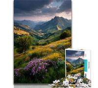 Sunset Landscape Jigsaw Puzzles for Teenagers 1000 Jigsaws,Stress Reliever Difficult Challenge Deal As Gifts for The Whole Family (38x26cm)